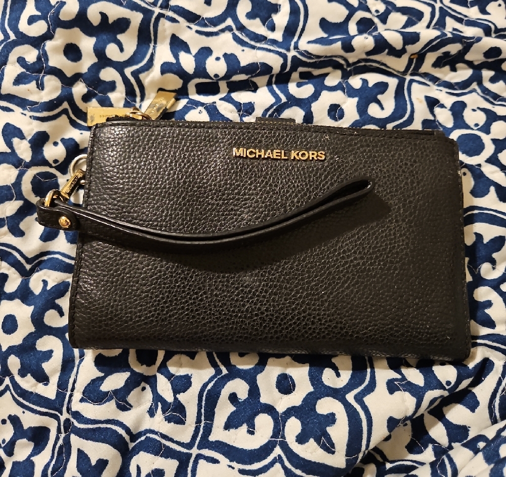 Michael Kors Black Wristlet